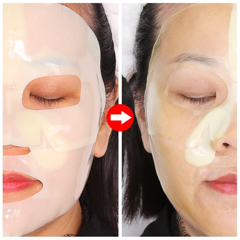 Masque de nuit anti-rides en hydrogel au collagène bio - 8